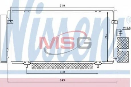 Радiатор (вир-во Nissens) NISSENS 94885
