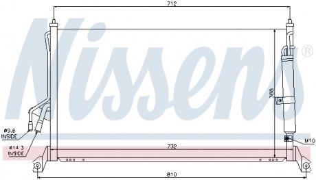 Радiатор NISSENS 94930