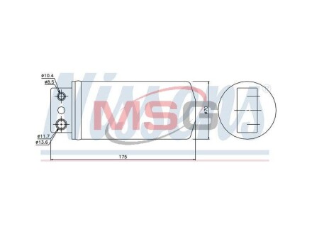 Осушувач кондиціонера NISSENS 95058