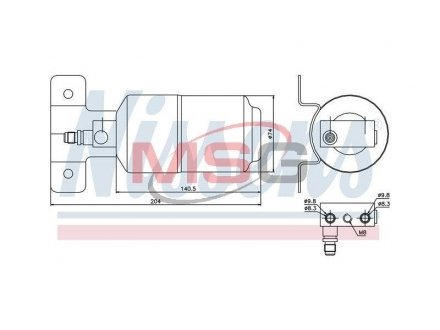 Осушувач NISSENS 95169