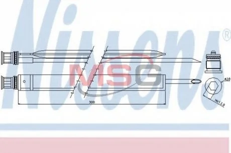 Осушувач NISSENS 95465