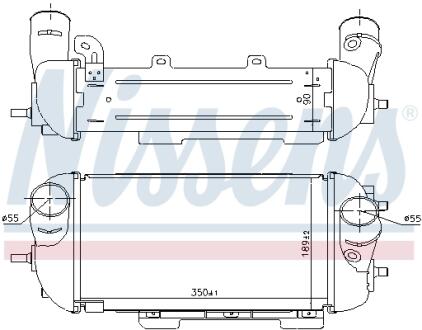 Інтеркулер HYUNDAI TUCSON (2016) 2.0 CRDI NISSENS 961497