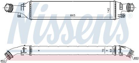 Інтеркулер AUDI Q3 2.0D 11- NISSENS 96298