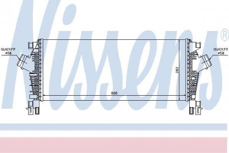 Інтеркулер NISSENS 96555 (фото 1)