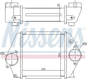 Інтеркулер MAZDA 6 (GG, GY) (02-) 2.0 DI (вир-во Nissens) NISSENS 96570