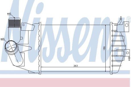 Інтеркулер NISSENS 96587 (фото 1)