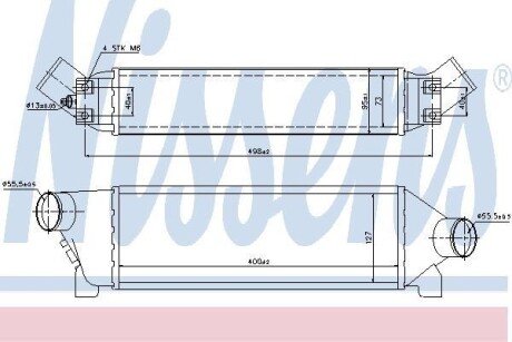 Інтеркулер TRANSIT6 20TDi MT 02-06 NISSENS 96642