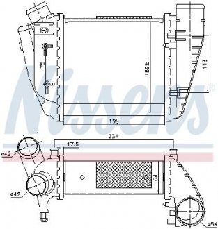 Радiатор NISSENS 96678