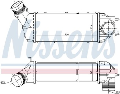 Радіатор наддуву NISSENS 96720