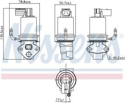 Клапан EGR First Fit NISSENS 98201
