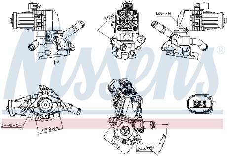 Клапан EGR First Fit NISSENS 98238