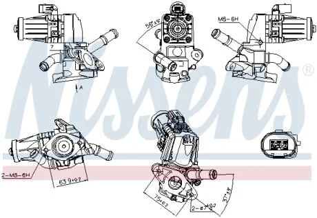 Клапан EGR First Fit NISSENS 98238