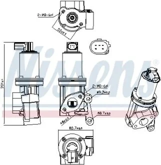 Клапан EGR First Fit NISSENS 98312