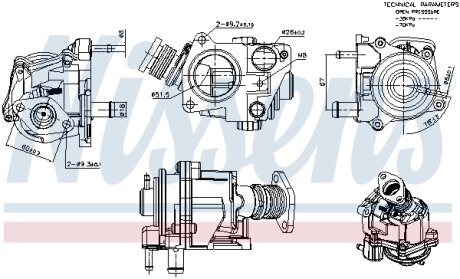 Клапан EGR First Fit NISSENS 98424