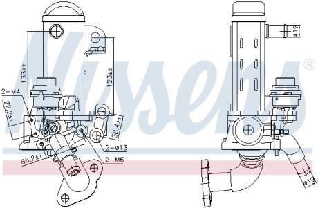 Радiатор рециркуляцiї ВГ First Fit NISSENS 989461