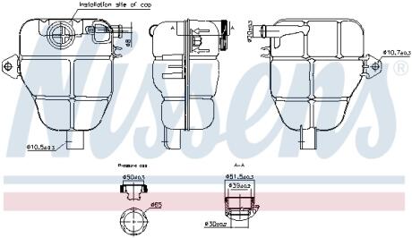 Бачок розширювальний NISSENS 996218