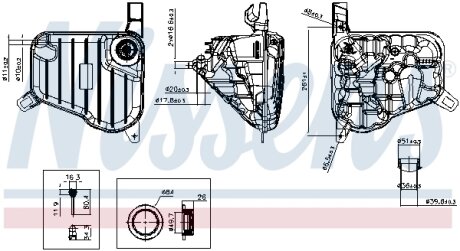 Бачок компенсаційний NISSENS 996345