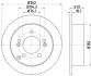 Диск тормозной задний Hyundai Tucson 2.0 (04-10)/ Kia Sportage, Magentis 2.0, 2.7 (09-) Nisshinbo ND6002K (фото 1)