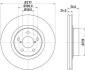 Диск тормозной передний Subaru Forester, Impreza, Legacy 2.0, 2.2 (02-) Nisshinbo ND7003K (фото 1)