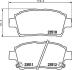Колодки тормозные дисковые передние Toyota Corolla 1.4, 1.8 (01-07),Prius Hybrid 1.5 (03-09) Nisshinbo NP1005 (фото 1)