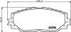 Колодки тормозные дисковые передние Toyota Auris,Corollla 1.3, 1.4, 1.6, 2.0 (07-),RAV 4 2.5 (12-) Nisshinbo NP1019 (фото 1)