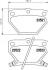 Колодки тормозные дисковые задние Toyota Yaris, Corolla 1.3, 1.4, 1.5, 1.6 (01-05) Nisshinbo NP1032 (фото 1)