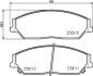 Колодки тормозные дисковые передние Toyota Camry 2.0, 2.5 (11-)/BYD M6, S6 2.0, 2.4 (10-) Nisshinbo NP1052 (фото 1)