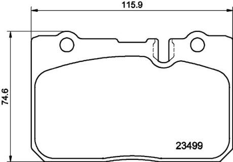 Колодки тормозные дисковые передние Lexus LS 400 (94-97) Nisshinbo NP1063