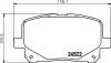 Колодки тормозные дисковые передние Lexus RX 300(00-03)/Toyota Camry 2.4, 3.0 (01-06) NISSHINBO Nisshinbo NP1065 (фото 1)