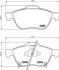 Колодки тормозные дисковые передние Toyota Avensis 1.6, 1.8, 2.0 (97-03) Nisshinbo NP1117 (фото 1)