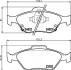 Колодки тормозные дисковые передние Toyota Yaris 1.0, 1.3, 1.4 (05-) Nisshinbo NP1129 (фото 1)