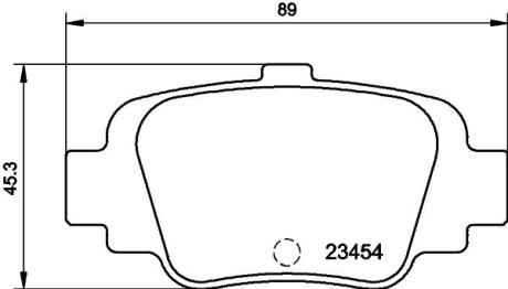 Колодки гальмівні дискові задні Nissan Micra 1.0, 1.3 (92-00) Nisshinbo NP2066
