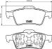 Колодки тормозные дисковые задние Renault Laguna II, Megane II 1.6, 1.8, 1.9, 2.0 (01-09) Nisshinbo NP2072 (фото 1)
