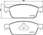 Колодки тормозные дисковые передние Strong Ceramic Ford Kuga II (12-), Ford Focus III (10-) Nisshinbo NP5074SC (фото 1)