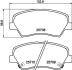 Колодки гальмівні дискові передние Hyundai Accent, i20, Elantra/Kia Rio III 1.4, 1.6, 1.8 (11-) Nisshinbo NP6015 (фото 1)