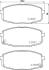 Колодки тормозные дисковые передние Hyundai i30/Kia Ceed 1.4, 1.6, 2.0 (07-) Nisshinbo NP6023 (фото 1)