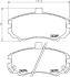 Колодки гальмівні дискові передние Hyundai Elantra 1.6, 1.8, 2.0 (00-06) Nisshinbo NP6079 (фото 1)