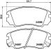Колодки гальмівні дискові передние Hyundai Sonata, Tucson/Kia Sportage 2.8 (04-) Nisshinbo NP6090 (фото 1)