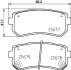 Колодки тормозные дисковые задние Hyundai ix35, Sonata/Kia Cerato 1.7, 2.0, 2.4 (09-) Nisshinbo NP6097 (фото 1)