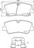 Колодки гальмівні дискові задні Strong Ceramic Hyundai H350 (15-) Nisshinbo NP6132SC (фото 1)