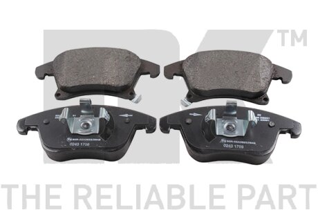 Колодки гальмівні дискові, комплект NK 222586