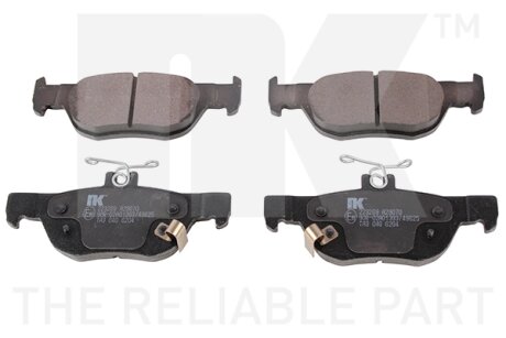 Колодки гальмівні дискові, комплект NK 223269