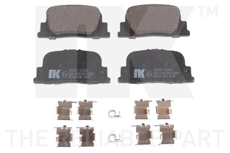 Гальмівні дискові колодки, комплект NK 224597
