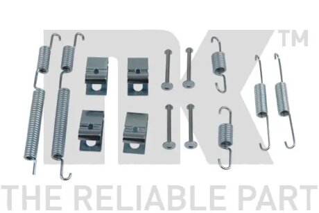 Фото комплект монтажний гальмівних колодок NK 79340017 Комплект монтажний гальмівних колодок NK 79340017