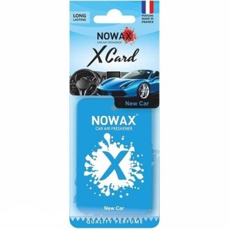 Автомобільний ароматизатор повітря серія " X CARD" -New Car Nowax NX07534