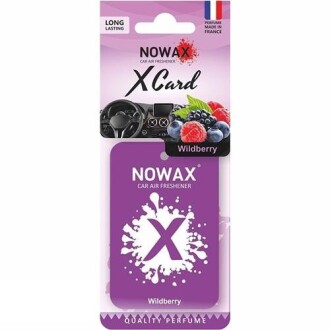 Автомобільний ароматизатор повітря серія " X CARD" - Wildberry Nowax NX07539
