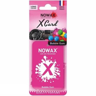 Автомобільний ароматизатор повітря серія " X CARD" - Bubble Gum Nowax NX07540