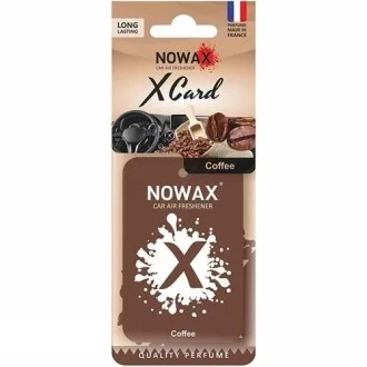 Автомобільний ароматизатор повітря NOWAX серія " X CARD" - Coffee Nowax NX07541