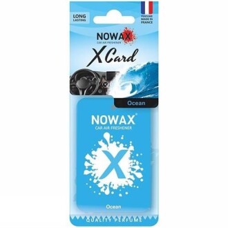 Автомобільний ароматизатор повітря серія " X CARD" - Ocean Nowax NX07542