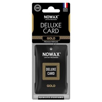 Ароматизатор целюлозний серія Delux Card 6 г-Gold Nowax NX07731